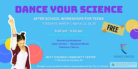 Dance Your Science | Free After School Workshops for Teens