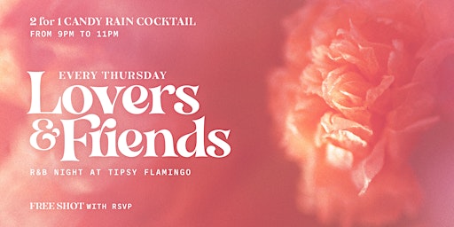 Lovers & Friends at Tipsy Flamingo - Free Drink with RSVP  primärbild