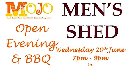 Mojo Mens Shed Open Evening & BBQ primary image
