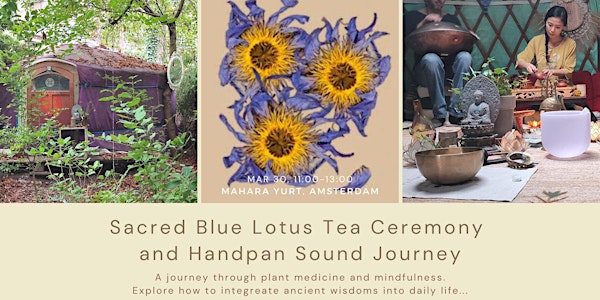 Sacred Blue Lotus Tea Ceremony with Handpan Sound Journey