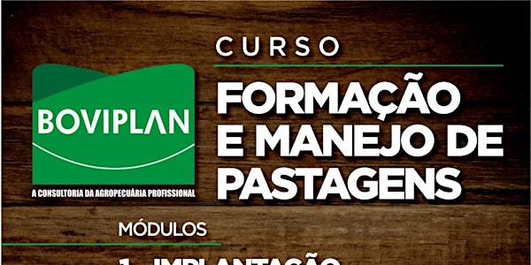 Curso - Formação e Manejo de Pastagens 