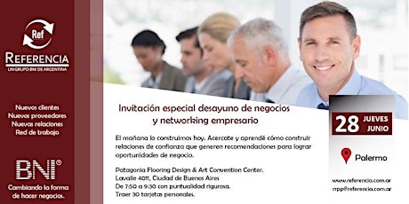 Imagen principal de Desayuno de Negocios y Networking Empresario jueves 28 de JUNIO