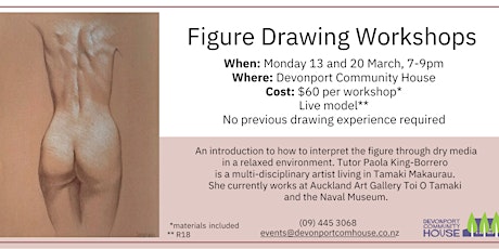 Figure Drawing Workshops with tutor and artist Paola King-Borrero primary image