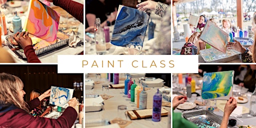 Sip and Paint Acrylic Paint Pouring Workshop