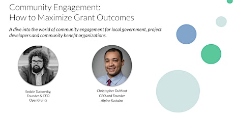 Community Engagement: How to Maximize Grant Outcomes
