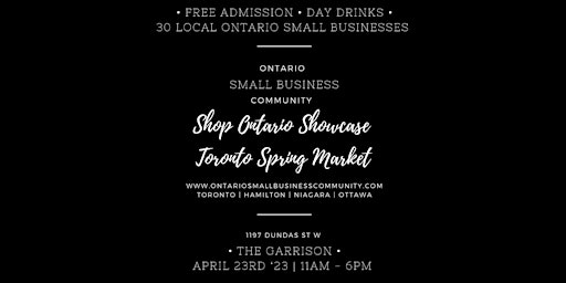 Toronto Spring Market | Shop Ontario Showcase