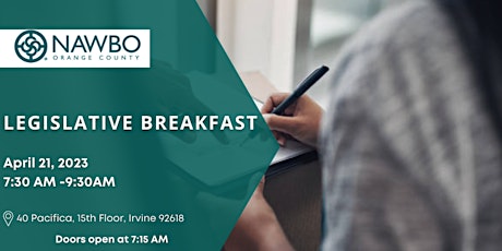 NAWBO-OC: Legislative Breakfast