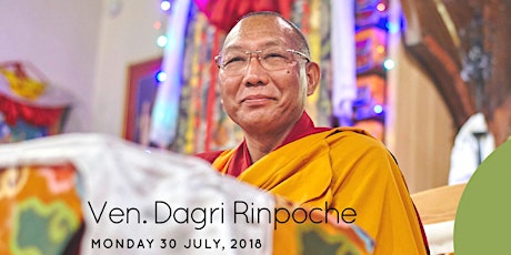 Primaire afbeelding van Teaching with Tibetan Buddhist Lama Dagri Rinpoche - Eight Verses of Training the Mind - 