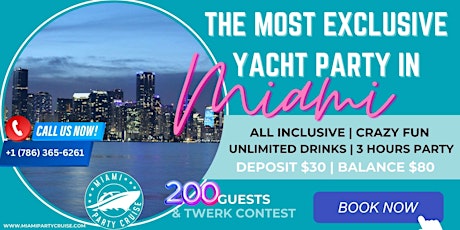 EASTER HOLIDAYS MIAMI YACHT PARTY