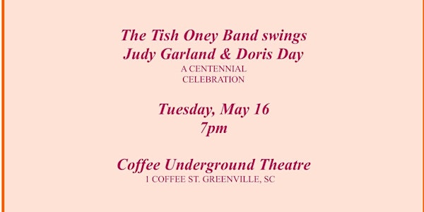 The Tish Oney Band Swings Judy Garland and Doris Day-Centennial Celebration