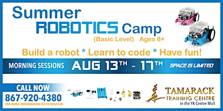 Basic Youth Robotics Summer Camp - Morning Sessions primary image