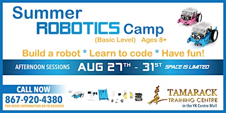 Basic Youth Robotics Summer Camp - Afternoon Sessions primary image