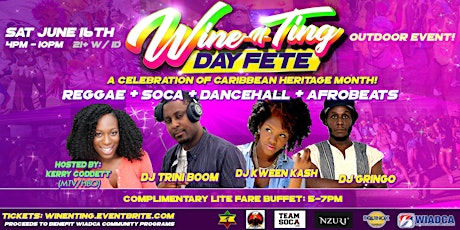 Wine-N-Ting Day Fete! Caribbean Heritage Month Celebration! primary image