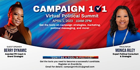 Campaign 101 Virtual Political Summit