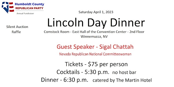 Humboldt County Lincoln Day Dinner