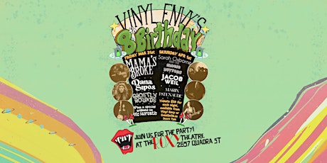 Vinyl Envy 8th Birthday Party at The Roxy! (Sultry Saturday)