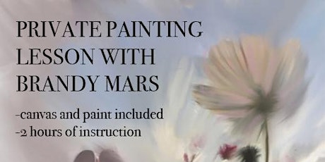 Imagem principal do evento Private Painting Lesson With Brandy Mars