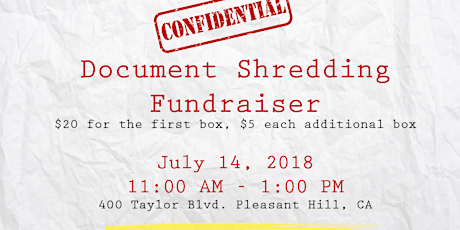 Document Shredding Fundraiser primary image