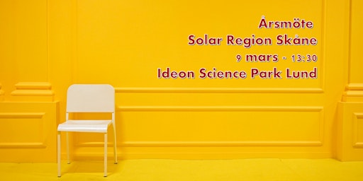 Årsmöte 2023 Solar  Region Skåne