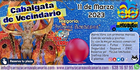Entradas Carroza Carnaval de Vecindario 2023