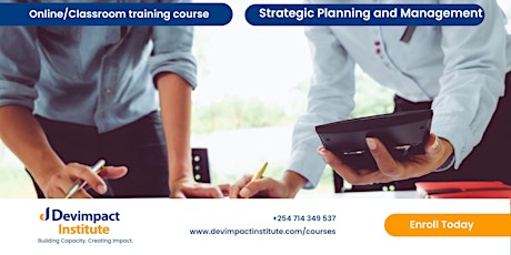 Training on Strategic Planning and Management