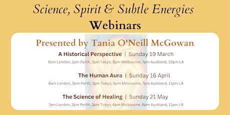 Webinar: The Human Aura; a historical and scientific look at Subtle Bodies