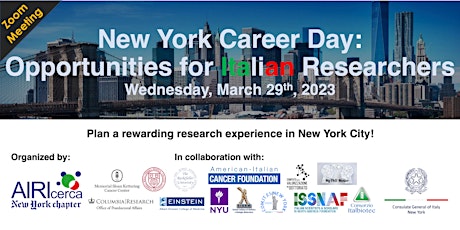 New York Career Day 2023: Opportunities for Italian Researchers