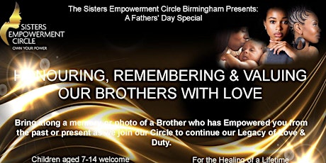 HONOURING, REMEMBERING & VALUING OUR BROTHERS WITH LOVE  primary image