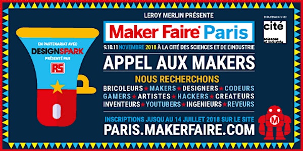 Soirée de présentation #3 - Maker Faire Paris 2018