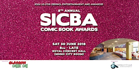 SICBA Comic Book Awards - Party primary image