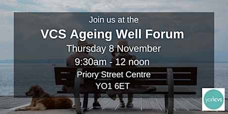 VCS Ageing Well Forum 08 November 2018 primary image