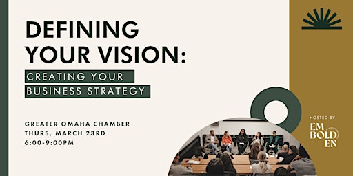 Defining your Vision: Creating your Business Strategy
