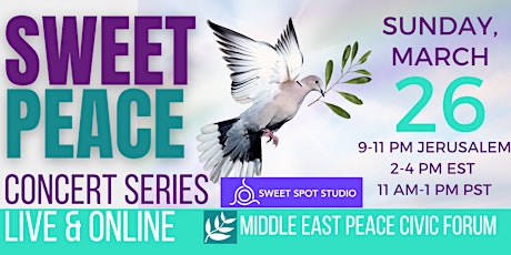 Sweet Peace Concert for Peace and Reconciliation in the Middle East