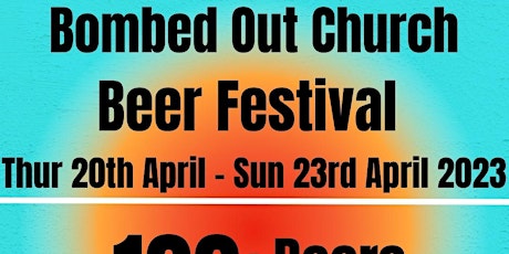 Bombed Out Church Beer Festival 2023 primary image