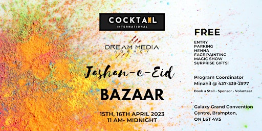 Jashan-e-Eid Bazaar - Galaxy Grand Convention Centre