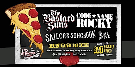 The Bastards Suns, Code Name Rocky, Sailor's Song Book, Dial Drive