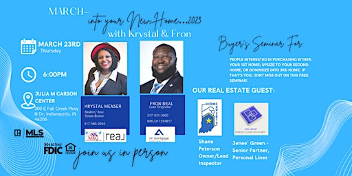 March Into Your New Home With Krystal & Fron