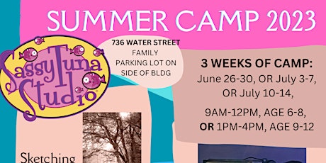 SassyTuna Summer Camp 2023 - June 26-30, 2023, 9 am-12 pm, Age 6-8