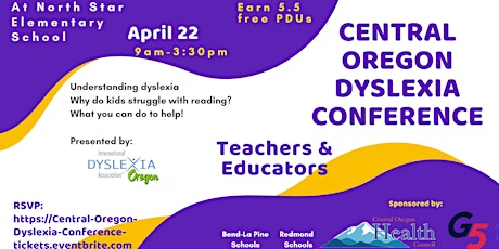 Central Oregon Dyslexia Conference