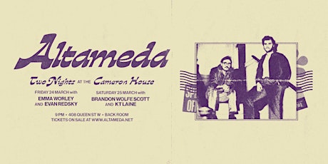 Altameda - The Cameron House Night 1