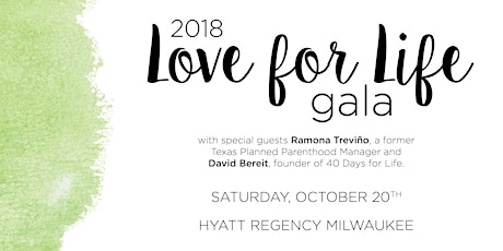 2018 Love for Life Gala, with Ramona Treviño and David Bereit primary image