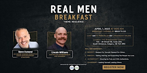 R.E.A.L. Men Breakfast - Resilience