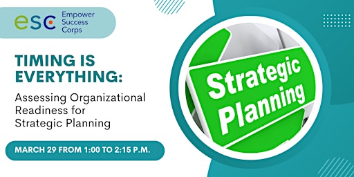 Assessing Organizational Readiness for Strategic Planning