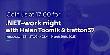 Imagen principal de .NET-work Night with Helen Toomik