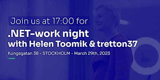 .NET-work Night with Helen Toomik