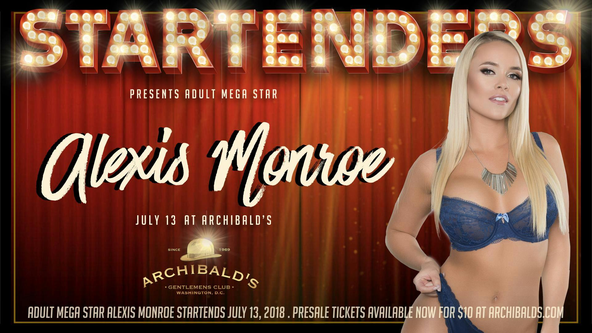 Startenders: Alexis Monroe - 13 JUL 2018