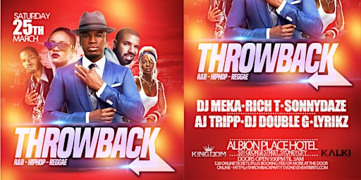 Throwback Party  R&B-Hip Hop-Reggae