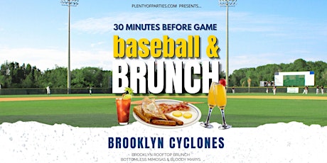 Baseball & Brunch - Cyclones Sundays (Boozy Brunch Rooftop in Coney Island)