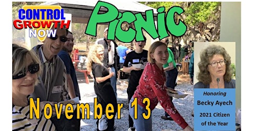Free Potluck Picnic and Annual Meeting - Control Growth Now