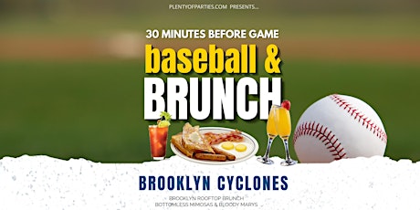 Sunday Rooftop Boozy Brunch & Baseball in Coney Island (Cyclones)